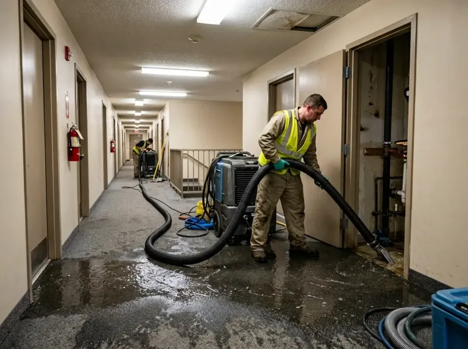 multi-unit-apartment-hallway-f-005 — frequently asked questions, Emergency Burst Pipe Water Extraction & Removal in Narragan…